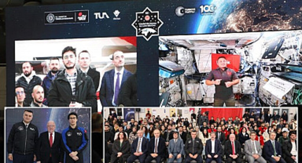 Alper Gezeravcı Uluslararası Uzay İstasyonu'ndan Samsun'a bağlandı