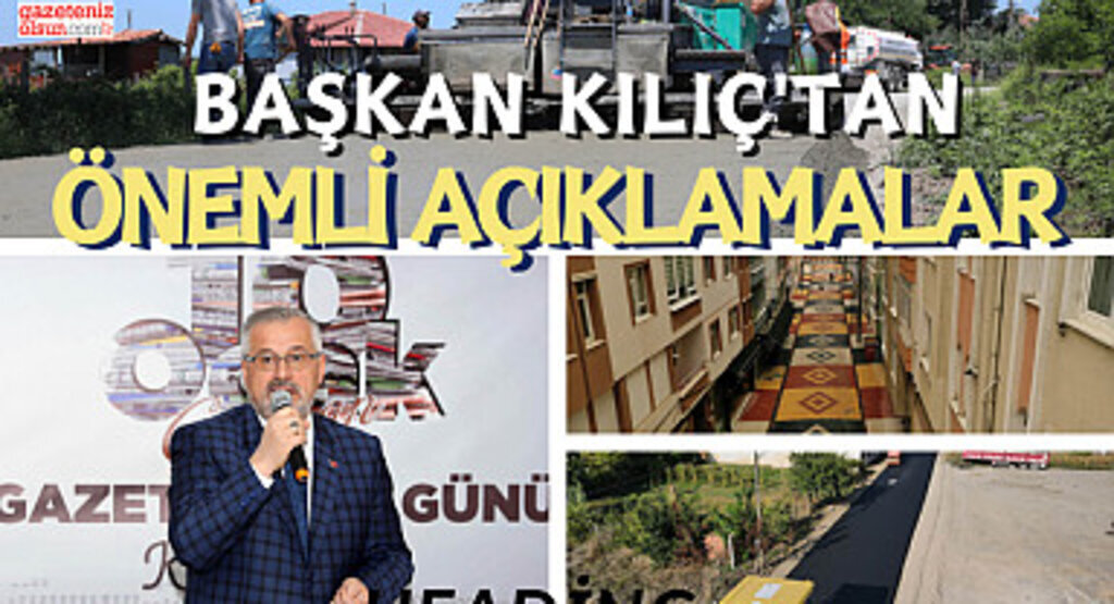 Başkan Kılıç 10 Ocak Gazeteciler Günü Kutladı ve Açıklamalarda Bulundu