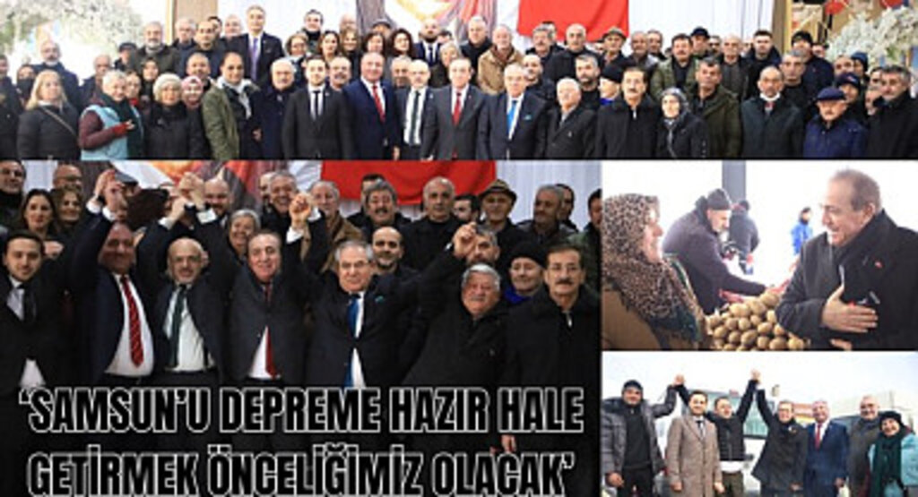 Cevat Öncü: Samsun'u deprem hazır hale getirmek önceliğilimiz olacak