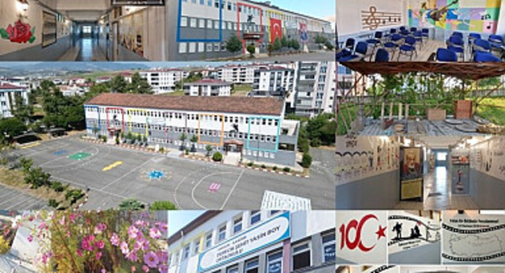 Derecik Şehit Yasin Boy Ortaokulu'nda dikkat çeken konsept