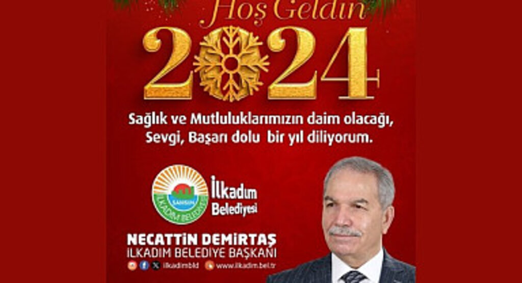 İlkadım Belediyesi'nden 2024 Yeni Yıl Kutlaması