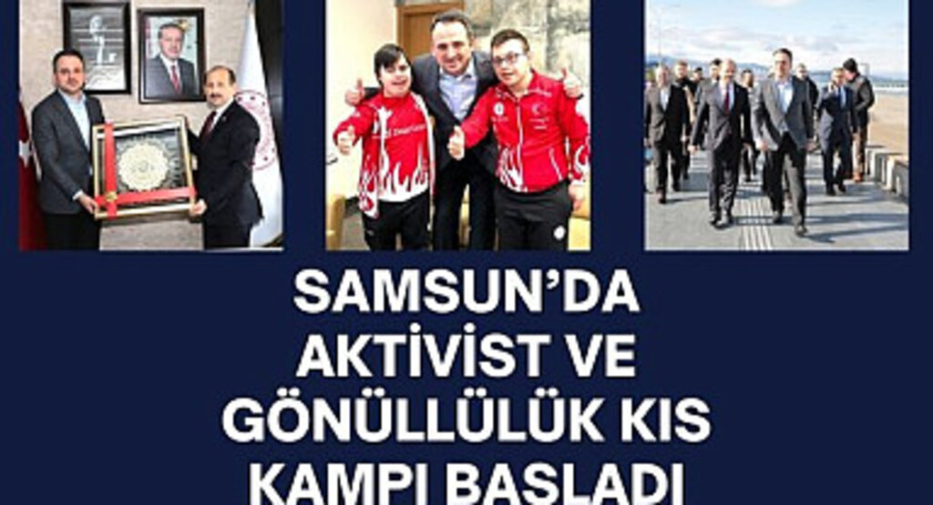 Samsun'da aktivist ve gönüllülük kıs kampı başladı