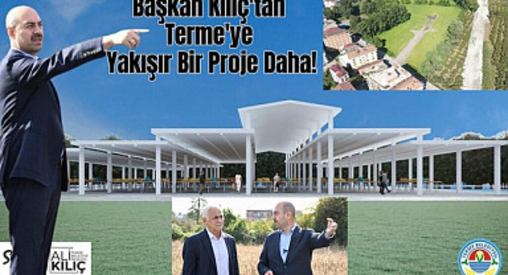 Terme Belediyesi'nden Modern Pazar Yeri
