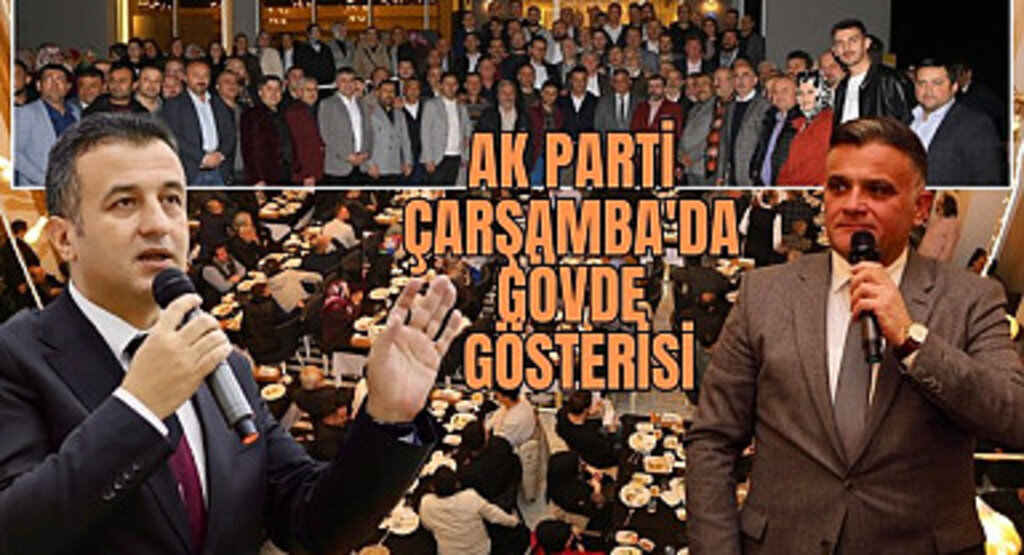 AK Parti Çarşamba'da büyük buluşma