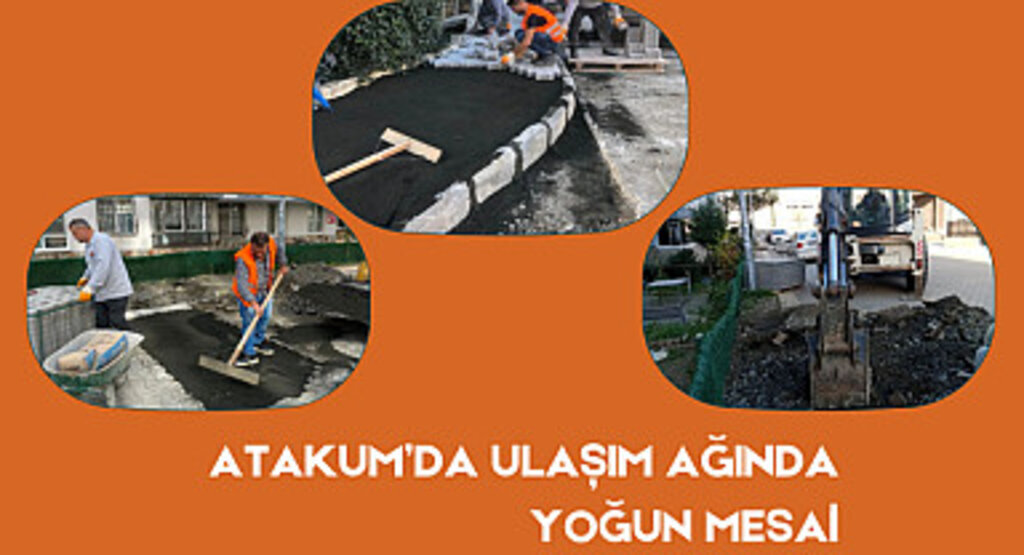 Atakum’da ulaşım ağında yoğun mesai