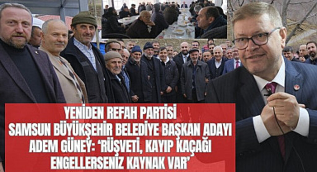 Başkan Adayı Adem Güney: İsrafı önleyeceğiz