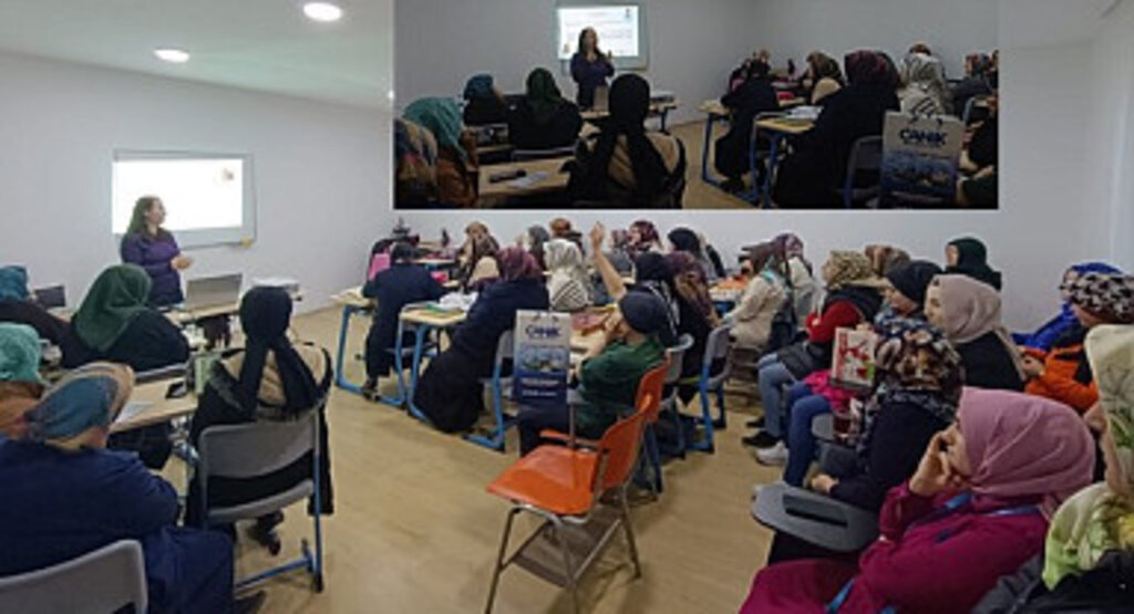 Canik Belediyesi Hayme Ana Hanım Konağı'nda sağlık bilgilendirmesi