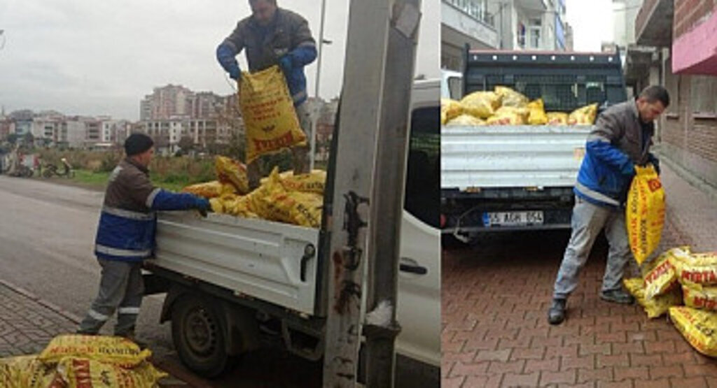 Canik Belediyesi'nden ihtiyaç sahiplerine yardım