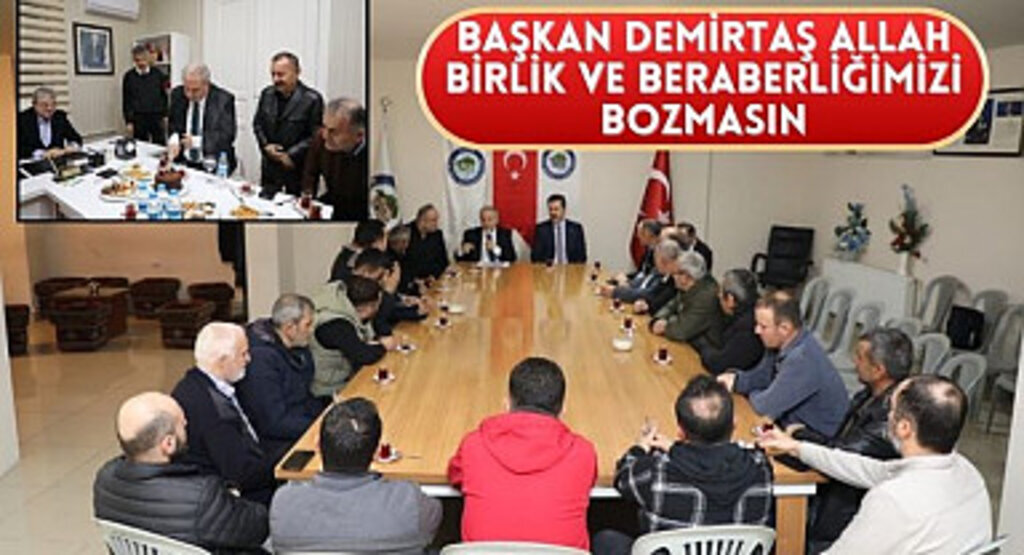 Dernek Başkanlarından Başkan Demirtaş'a Sürpriz Doğum Günü