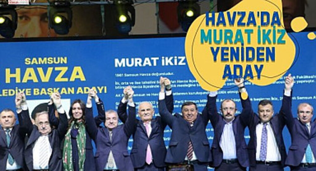Havza'da Murat İkiz Yeniden Aday Oldu
