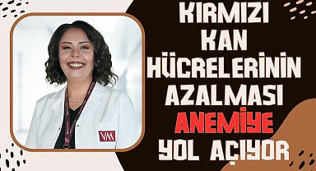 Kırmızı kan hücrelerinin azalması anemiye yol açıyor