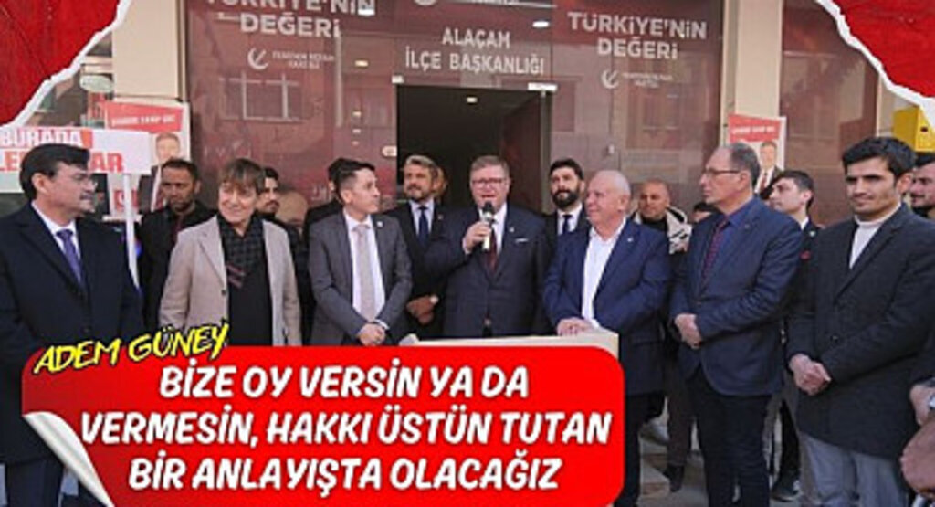 Adem Güney: Samsun'a Ahlaklı Belediyecilik Anlayışını Getireceğiz