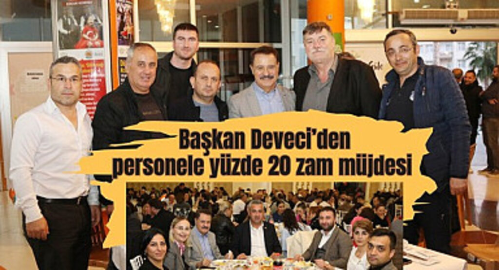 Atakum Belediyesi personeline yüzde 20 zam