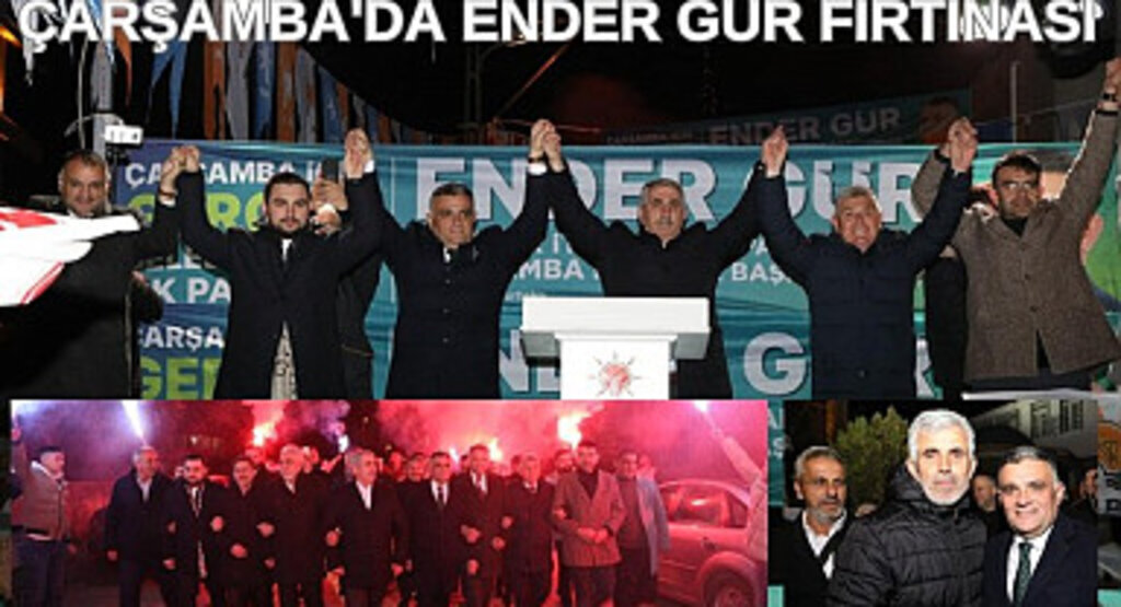 Ender Gür'e Çarşamba'da büyük destek