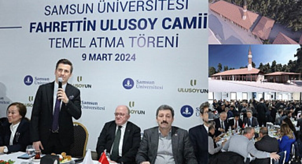 Fahrettin Ulusoy Cami temel atma töreni yoğun katılım ile gerçekleşti