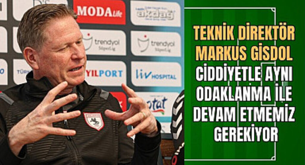 Gisdol: En güçlü şekilde Hatay maçına hazır olacağız