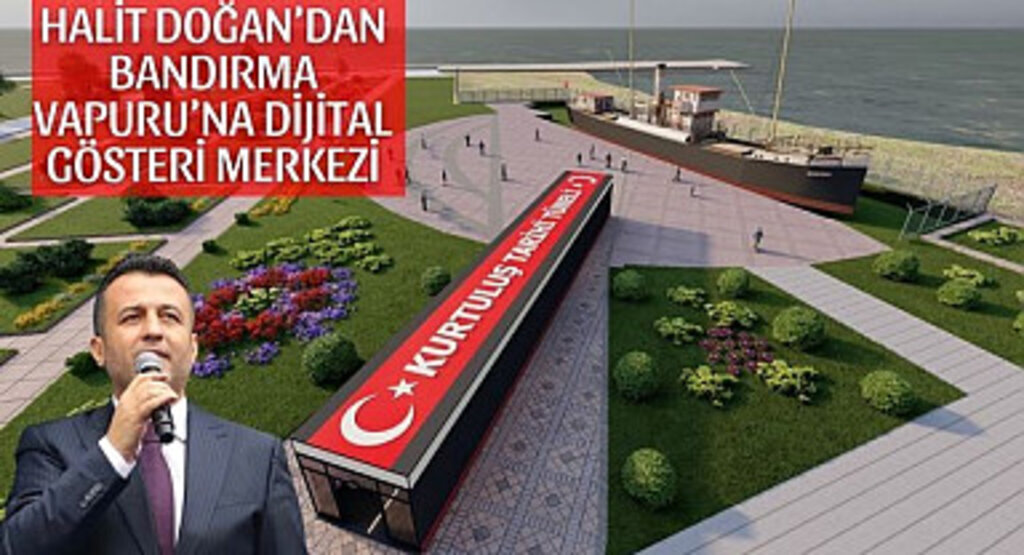 Halit Doğan'dan Bandırma Vapuru'na Dijital Gösteri Merkezi