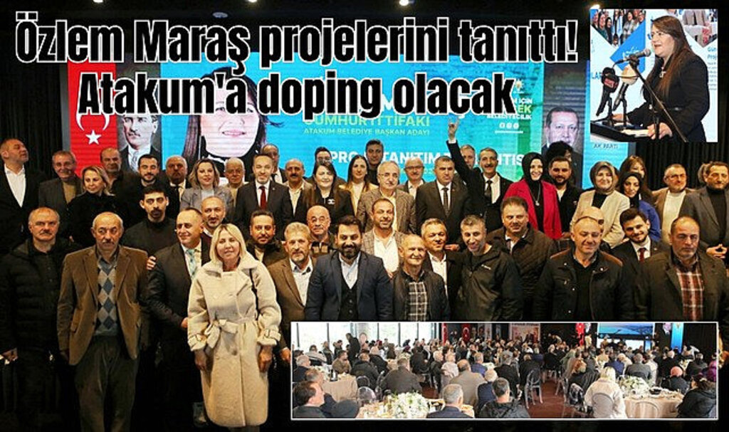 Özlem Maraş projelerini tanıttı! Atakum'a doping olacak