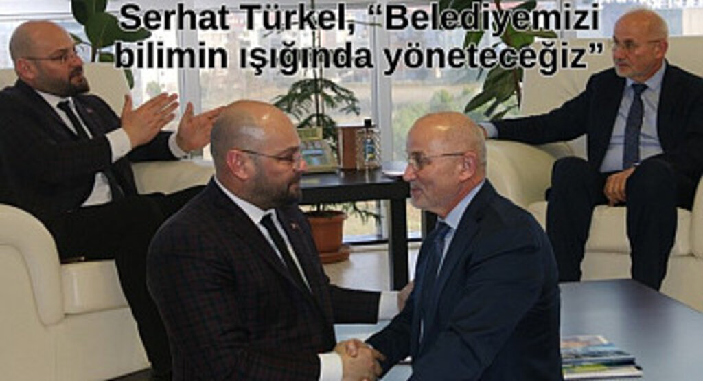Serhat Türkel OMÜ Rektörü Yavuz Ünal'ı ziyaret etti