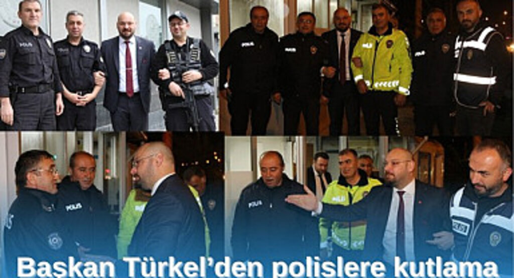 Başkan Türkel emniyet mensuplarıyla bayramlaştı