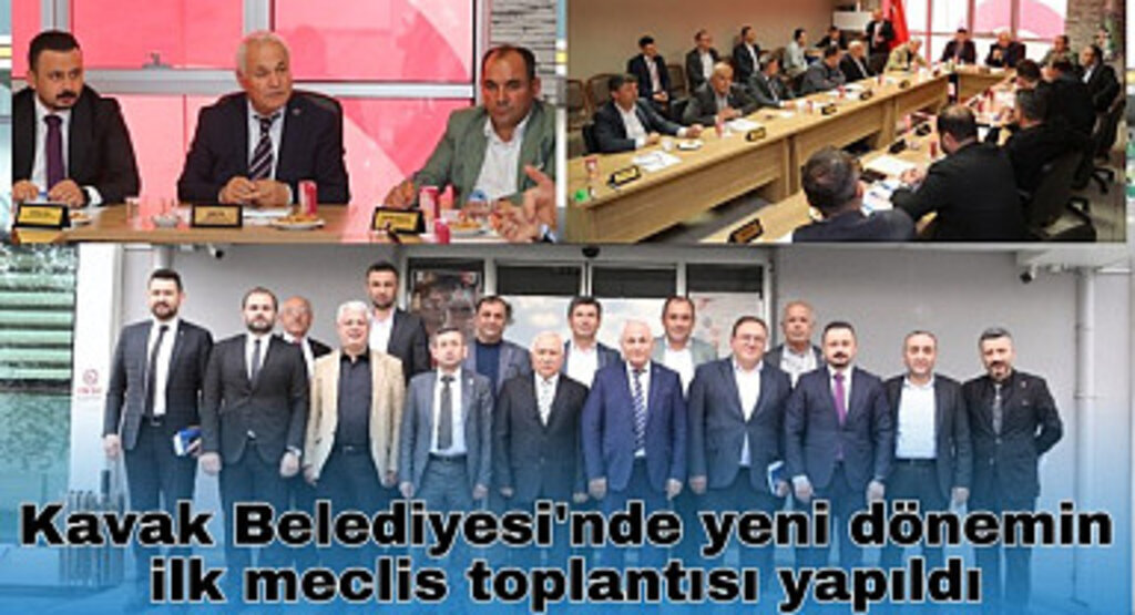Kavak Belediyesi'nde meclis üyelerinin görev dağılımı yapıldı