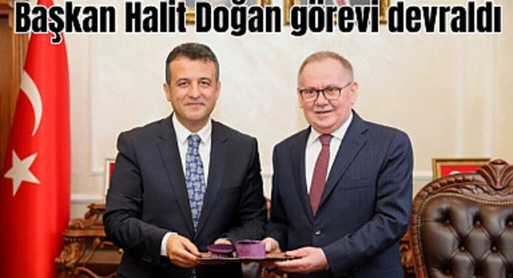 Samsun Büyükşehir Belediye Başkanı Halit Doğan görevi devraldı