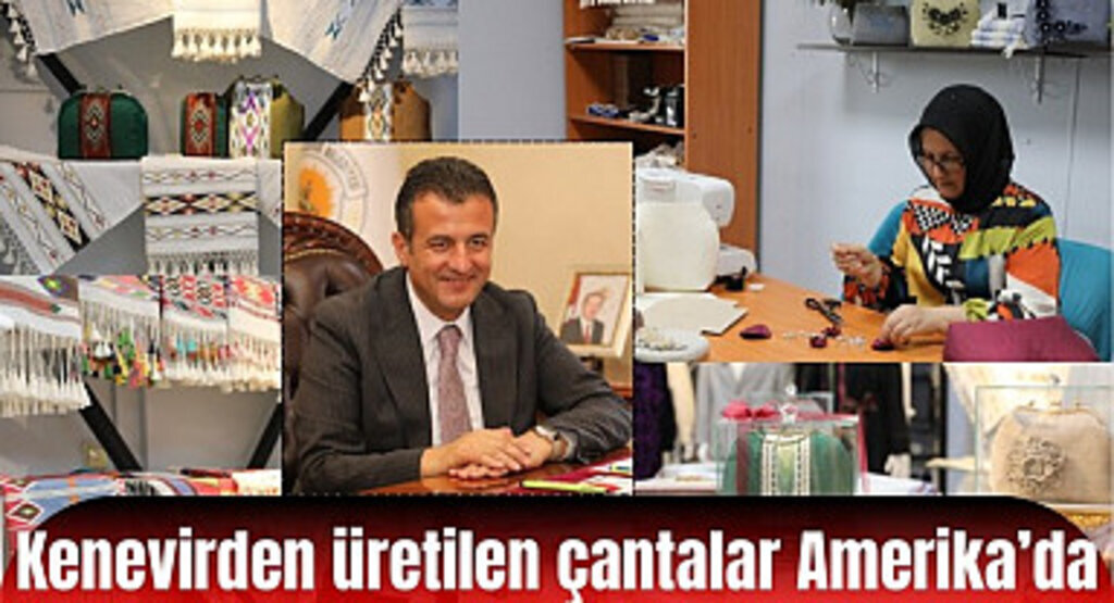 Samsun'da kenevirden üretilen çantalar Amerika’da