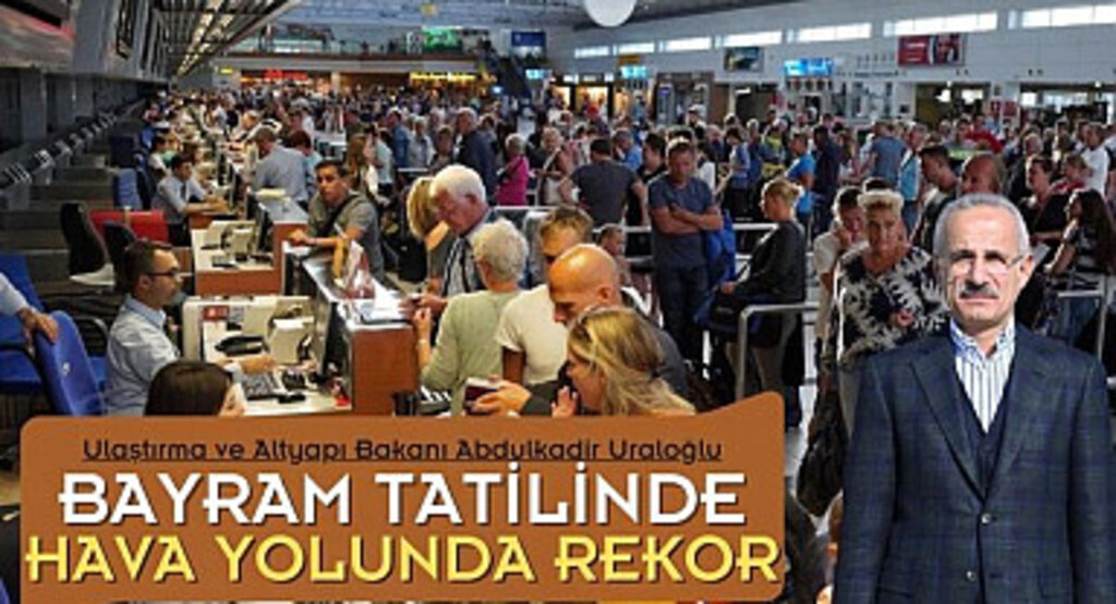 Ulaştırma Bakanı Uraloğlu: Bayram tatilinde hava yolu rekor kırdı