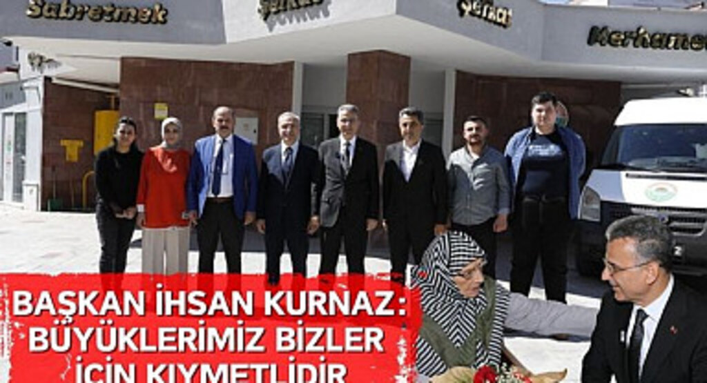 Başkan Kurnaz Ata Ocağı Ziyaretinde Yaşlılarla sohbet edip dualarını aldı