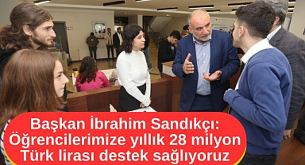 Canik Belediyesi'nden öğrencilere yıllık 28 milyon destek