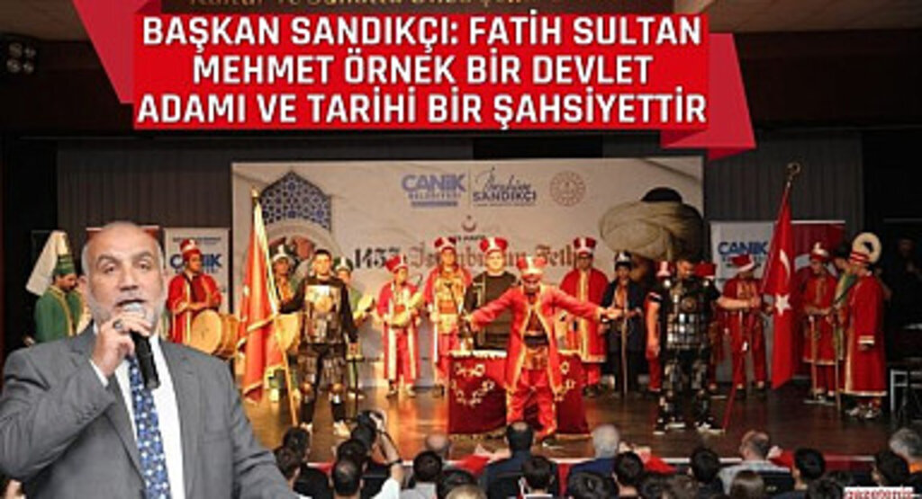 Canik’te İstanbul’un fethi coşkuyla kutlandı