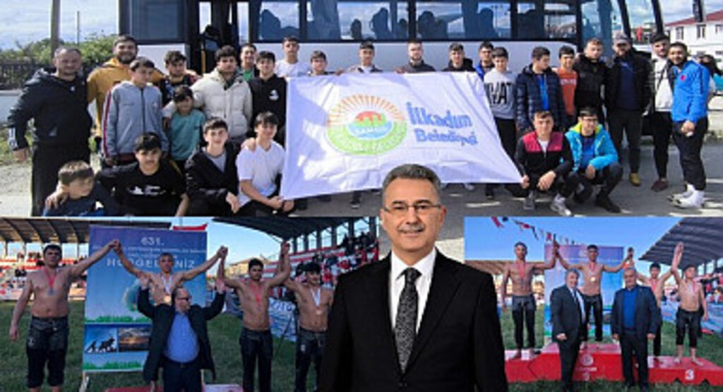 İlkadımlı Güreşçiler Alaçam Güreşlerinden 3 madalya ile döndü