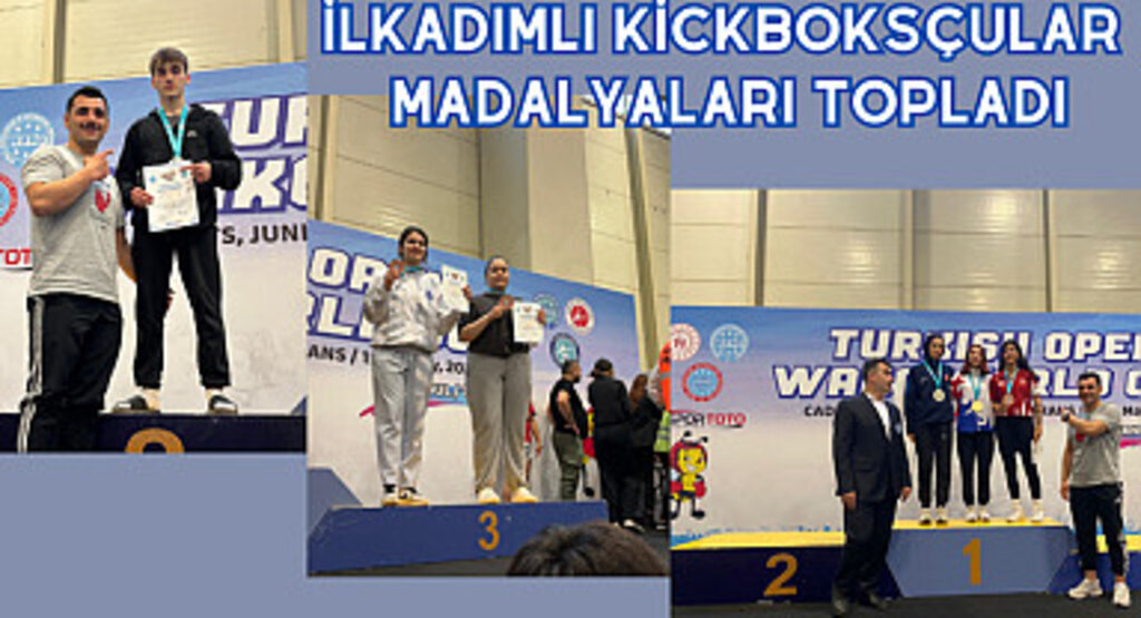 İlkadımlı Kickboksçular madalyaları topladı