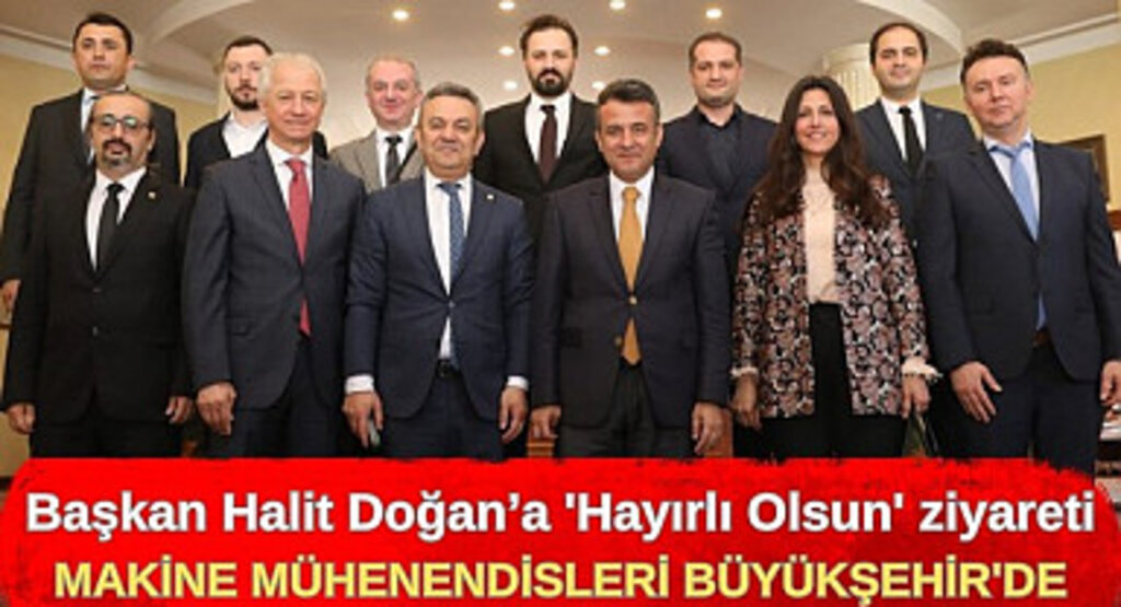 Samsun Makine Mühendisleri'nden Başkan Doğan'a ziyaret