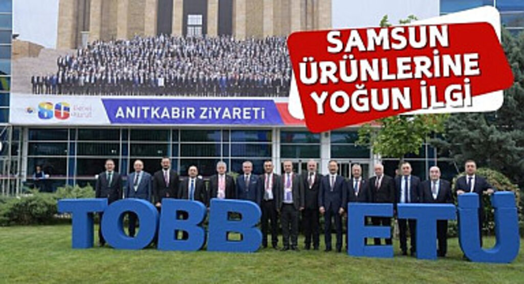 Samsun ürünlerine yoğun ilgi