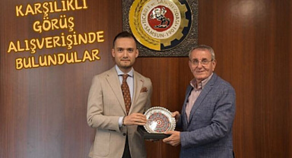 Türk Hava Yolları Samsun Satış Müdürü Dervişoğlu'ndan TSO'ya ziyaret 