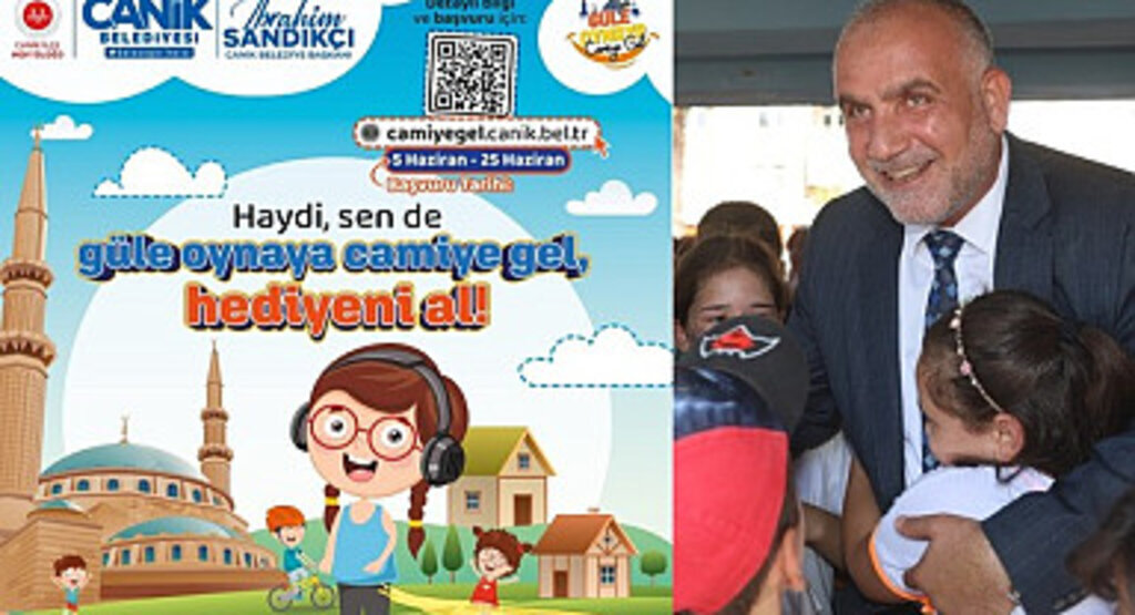 Canik Belediyesi'nden Haydi Güle Oynaya Camiye Gel Projesi