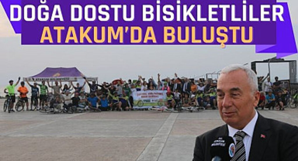 Doğa dostu bisikletliler Atakum’da buluştu