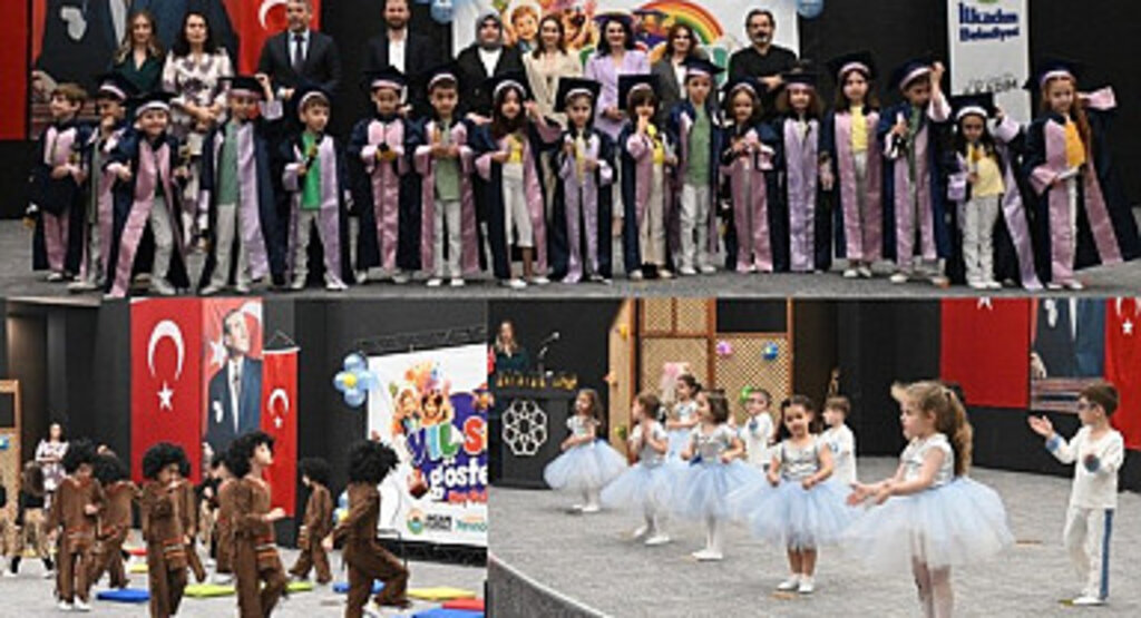 İlkadım Belediyesi Kreş ve Gündüz Bakımevinde muhteşem yıl sonu gösterisi