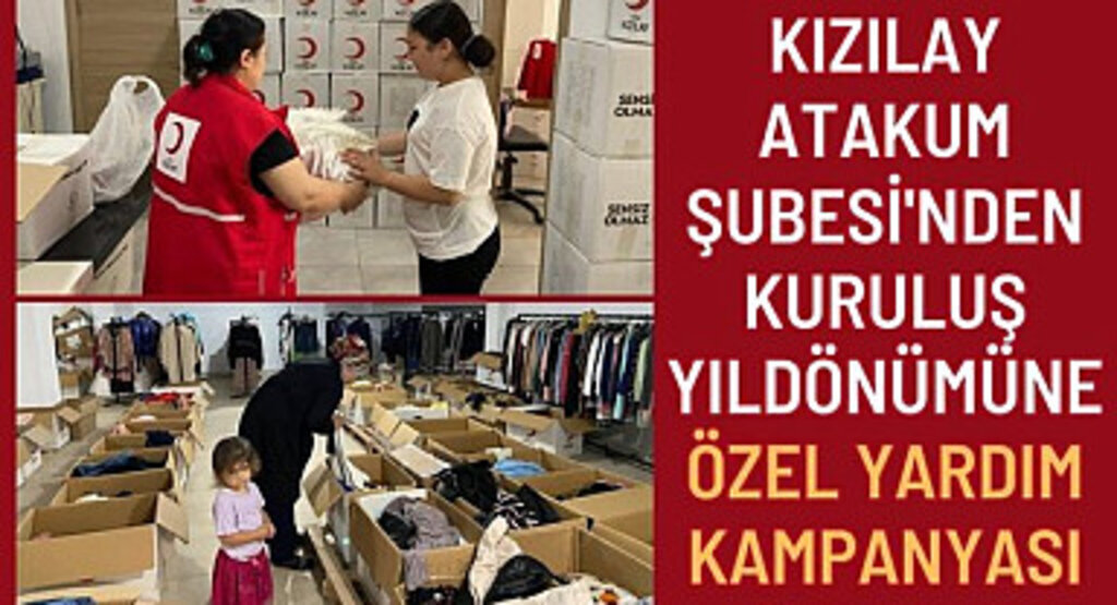Kızılay Atakum Şubesi'nden Kuruluş Yıldönümüne Özel Yardım Kampanyası
