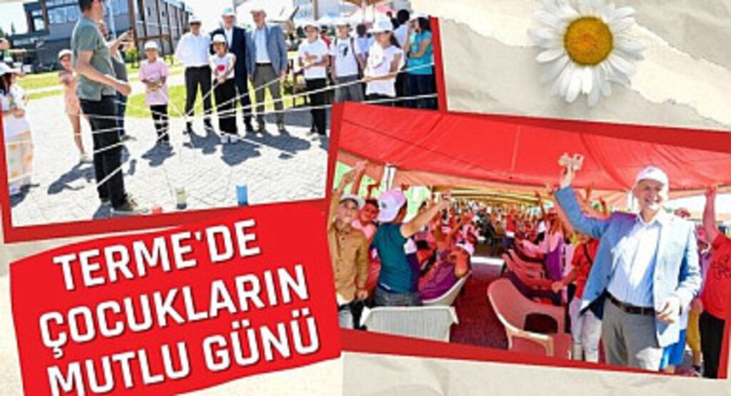 Terme'de çocukların mutlu günü