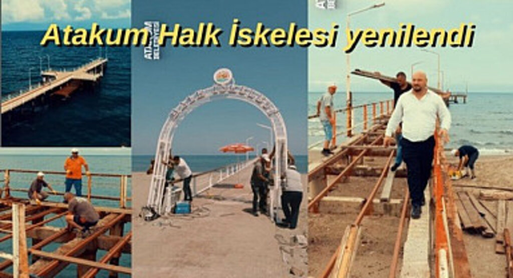 Atakum Halk İskelesi yenilendi