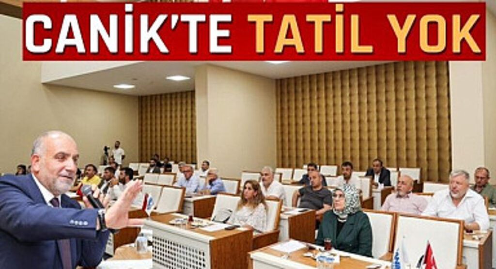 Başkan Sandıkçı: Canik için seferberlik halinde çalışıyoruz