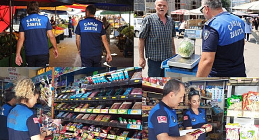 Canik Belediyesi Zabıtası'ndan Sıkı Denetim 