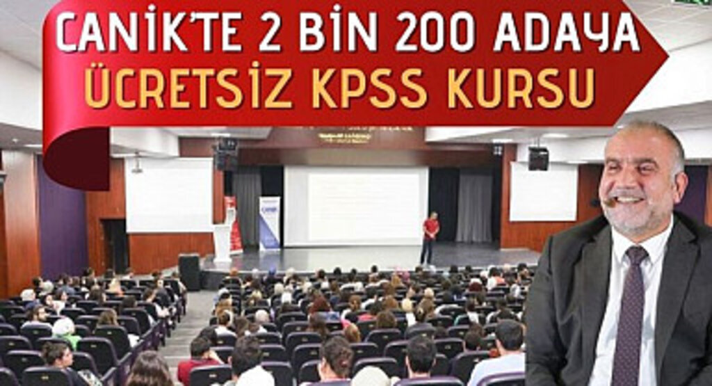Canik’te 2 Bin 200 Adaya Ücretsiz KPSS Kursu 