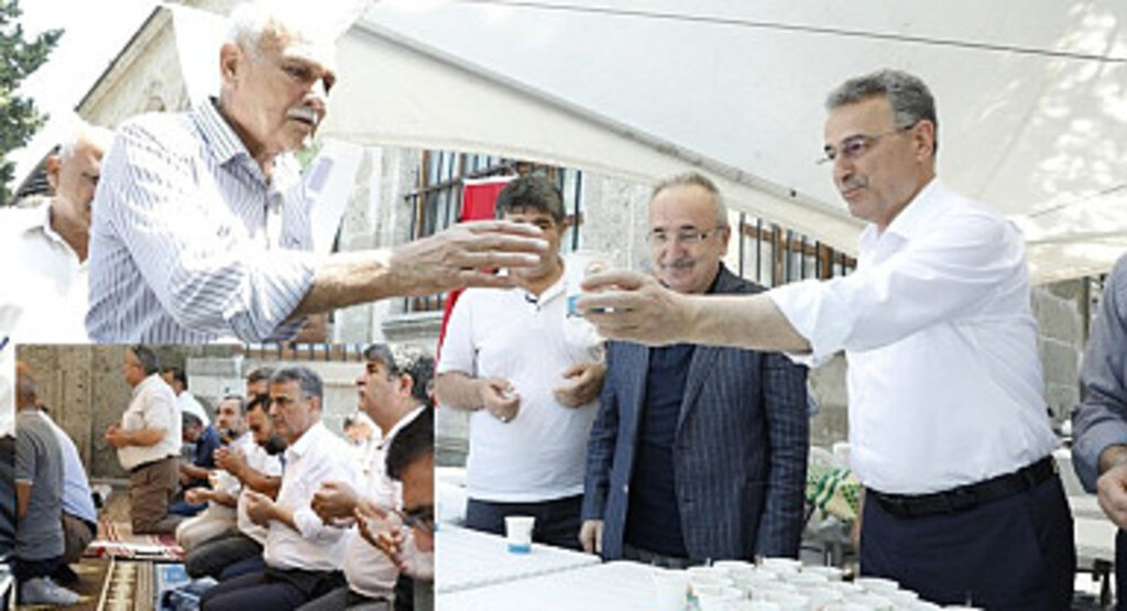 İlkadım Belediyesi'nden hatim duası sonrası lokma ikramı