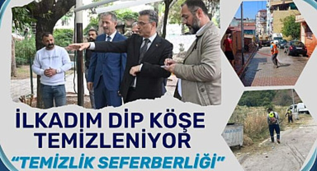 İlkadım dip köşe temizleniyor