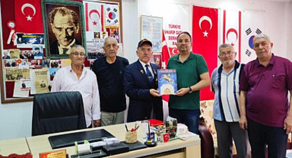 Kaymakam Cevdet Ertürkmen Bafralı Gaziler ile vedalaştı