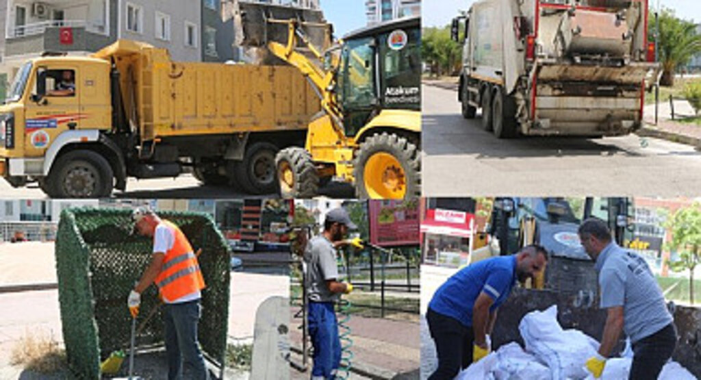 Atakum Belediyesi'nden temizlik seferberliği
