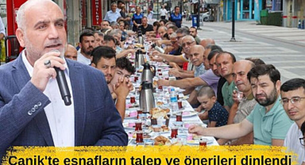 Canik'te esnafların talep ve önerileri dinlendi